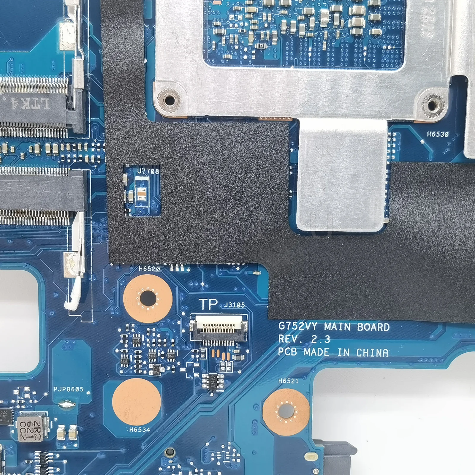 Imagem -06 - Kefu-placa-mãe Portátil para Asus G752v Mainboard para Asus G752vy G752vt G752vl I76700hq Cpu Gtx970m 3g Gtx965m 2g Gtx980m 4g
