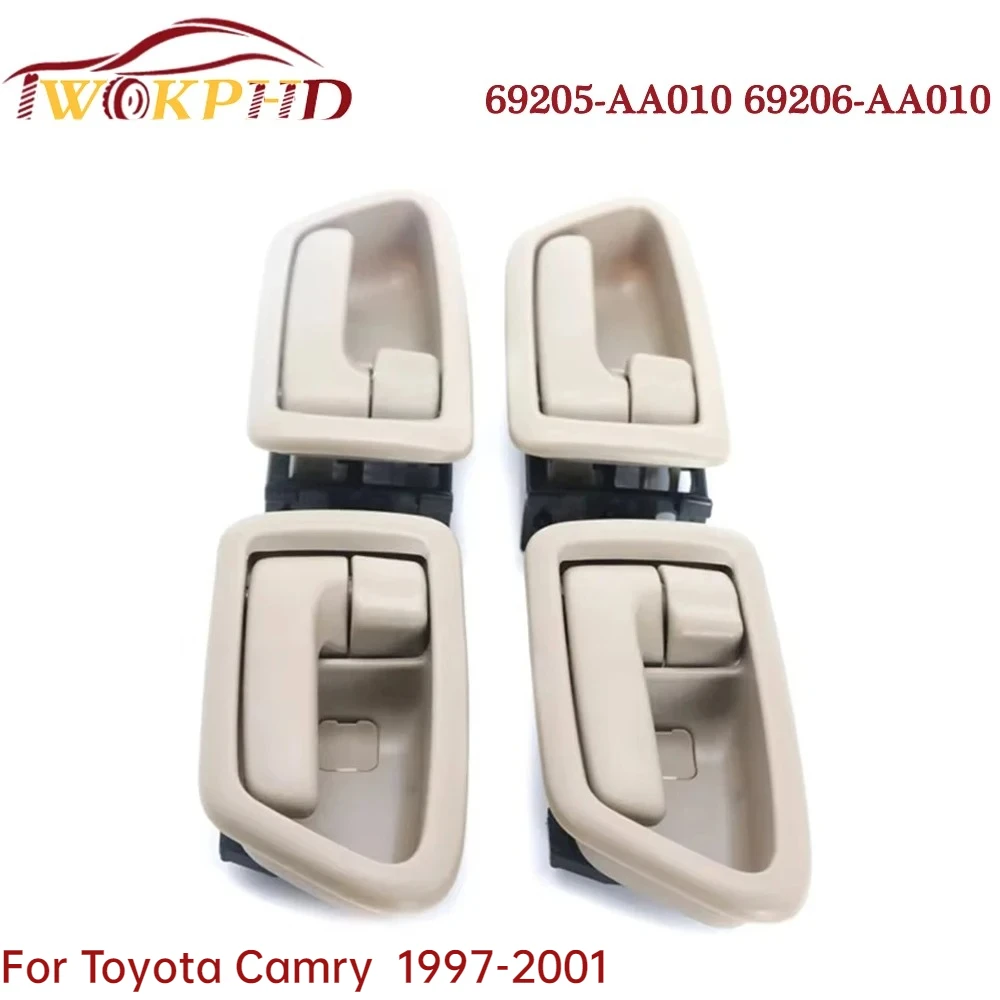 

69205-AA010 69206-AA010 Новая 4x автомобильная внутренняя дверная ручка коричневого цвета слева и справа FL FR RL RR для Toyota Camry 1997 1998 1999 2000 2001