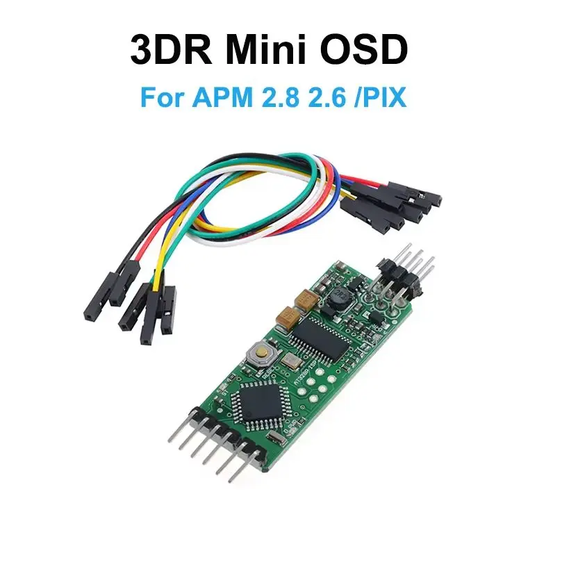 

Мини-плата MiniOSD Mini OSD на экране, видеозапись для Mavlink, поддержка APM2.6 APM2.8 для контроллера полета PIXHAWK RC FPV