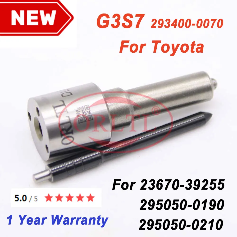 

G3S7 Common Rail injector Nozzle G3S7 for TOYOTA LAND CRUISER 150 1KD-FTV (J15_) 3.0 D-4D 23670-39255 295050-0190 295050-0210