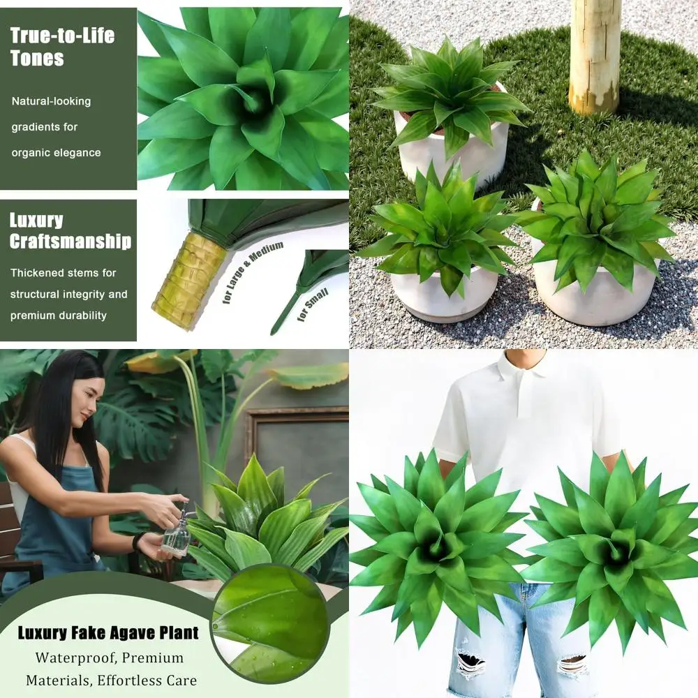 

Искусственные растения агнуты, устойчивые к ультрафиолетовому излучению, прочная искусственная зелень для помещений на открытом воздухе и в помещении, идеально подходят для дома, сада, крыльца, двери