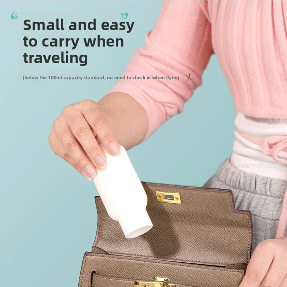 4PCS 60ml/100ml 여행용 휴대용 리필 용 병 로션 병 빈 화장품 액체 용기 스퀴즈 튜브 샴푸 병