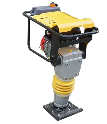 Compacteur pour travaux de terrassement et compactage d'asphalte certifié CE pour une efficacité et une économie de carburant élevées, type Jumping Jack
