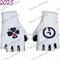 FDJ Team 2025 Cycling Gloves Men Bicycle Gel Summer Half Finger Glove Fingerless MTB Road Bike Jersey Women Pro Race Sports Kits