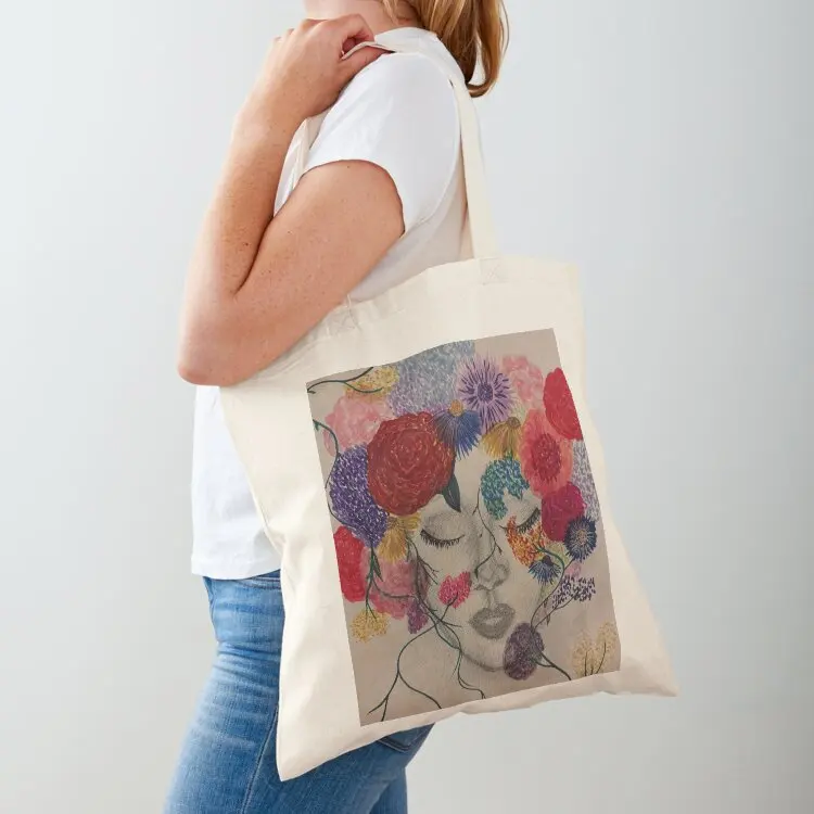 

In Bloom Tote Bag canvas shopping bag Women's handbag the tote bag tote women