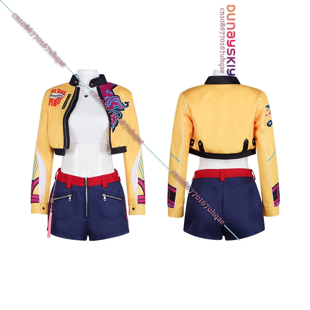 كوس الصيادين نجم لومي ميرا زوي تأثيري حلي أنيمي لعب الأدوار KPop شيطان مجموعة كاملة فتاة مجموعة البدلة النساء هالوين تنكر