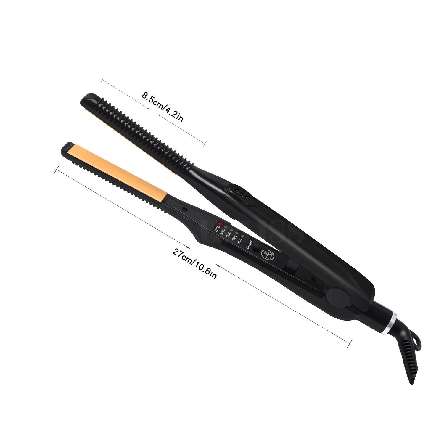 2 In 1 Hair Straightener Hair Curler Professional Hair Straightener Ceramic Ionic Fast Heat-Up Hair Flat Iron Negative Ion Iron