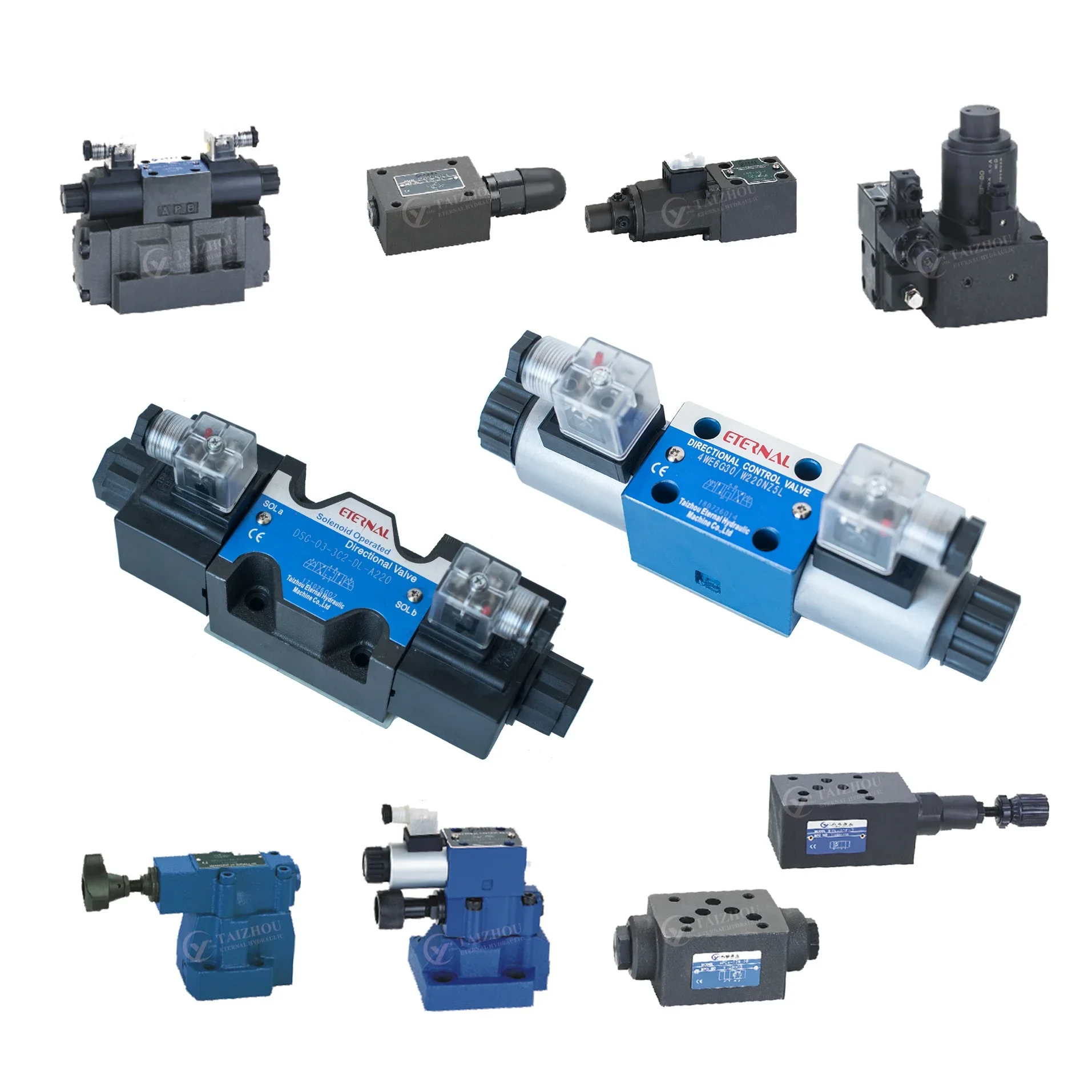 Rexroth Eaton Hydraulic solenoide Valves for vickers DSG 4WE flow pressure hydraulic solenoide directional control valve