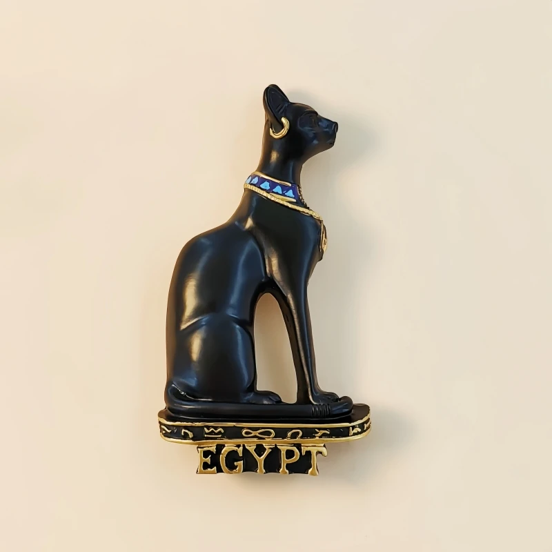 

Египетский креативный кот Бог Бастото туристический сувенир наклейка на холодильник подарок