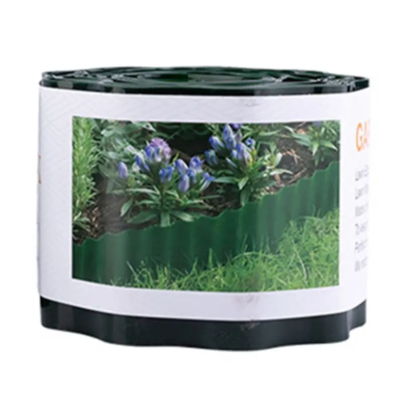 

A74E-Plastic Garden Fence Corrugated Fence Fence Garden Gardening Lawn Fence Decoration