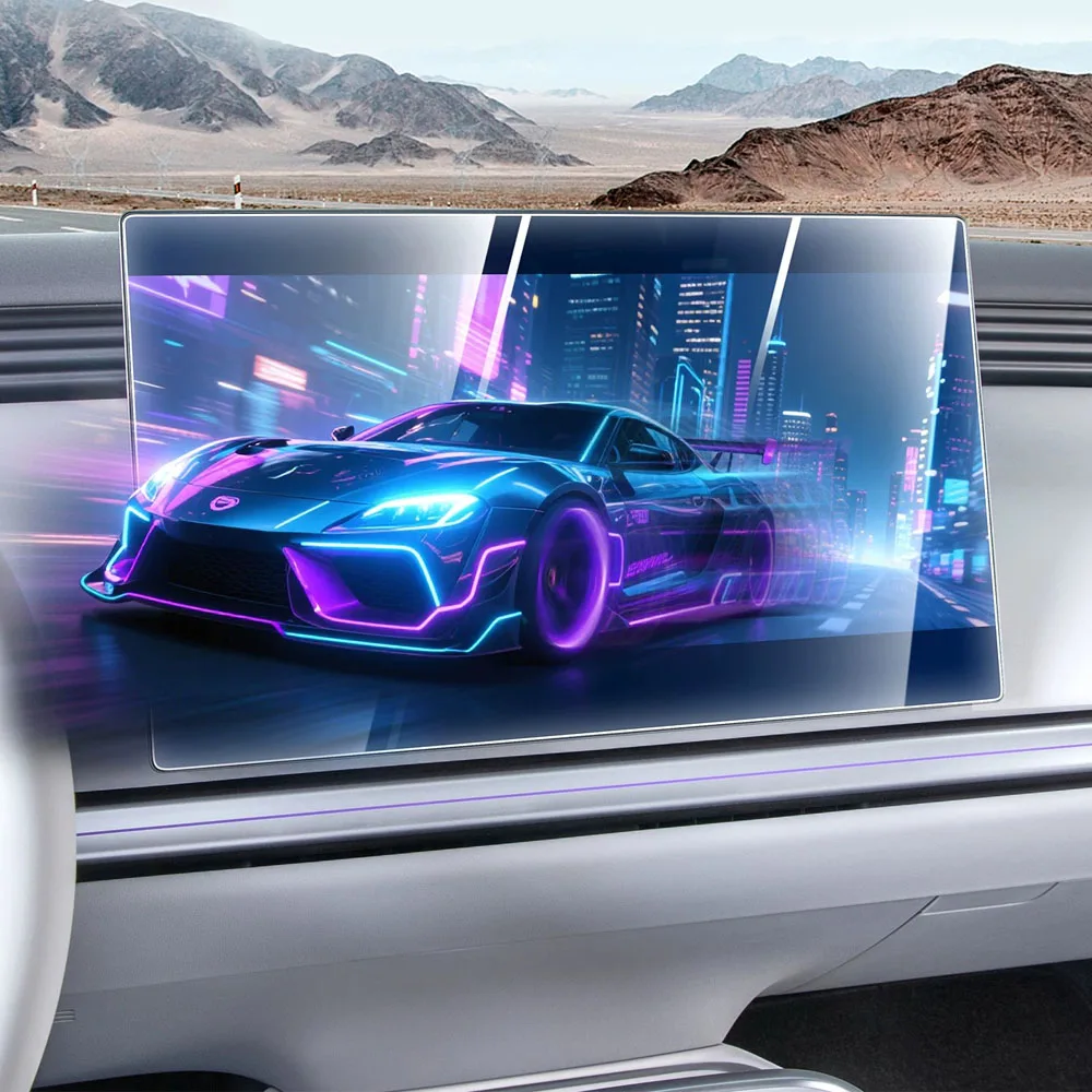 Tempered Film For Central Control Screen For XPENG MONA L03 2026 Car Modification Parts HD Crystal Clear Scratch-resistant