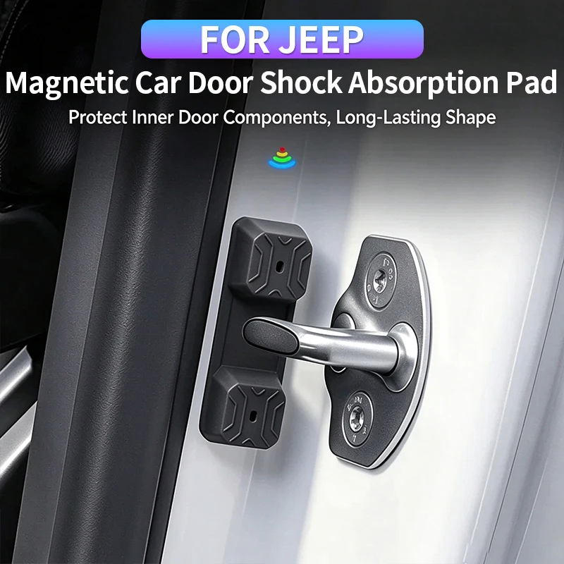 Applicable to Jeep car interior magnetic door lock cushioning pads Compass Renegade Wrangler Cherokee Gladiator Grand Cherokee
