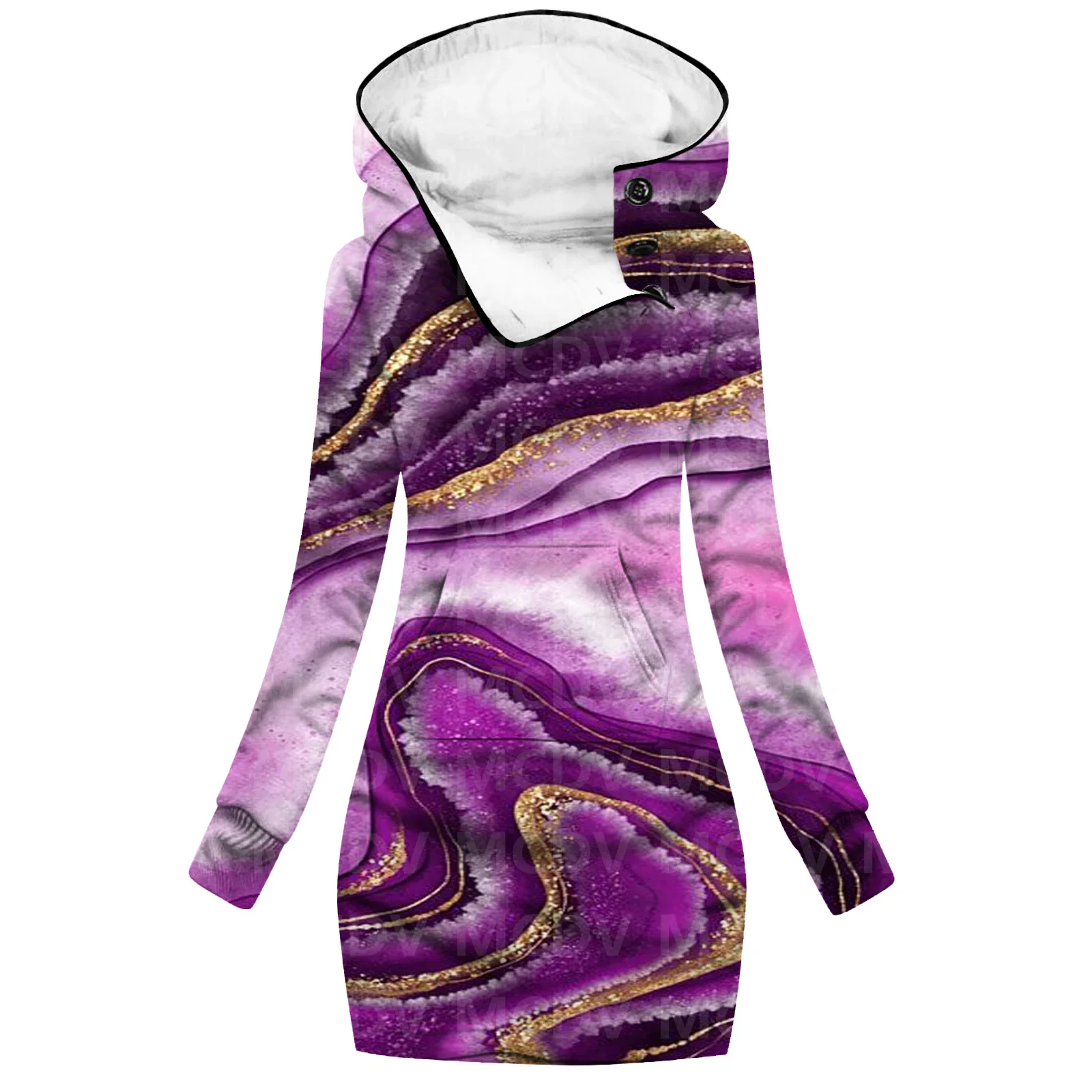 

Quicksand 3D Printed Hoodie Dress Novelty Hoodies Women Casual Long Sleeve Hooded Pullover Tracksuit 02