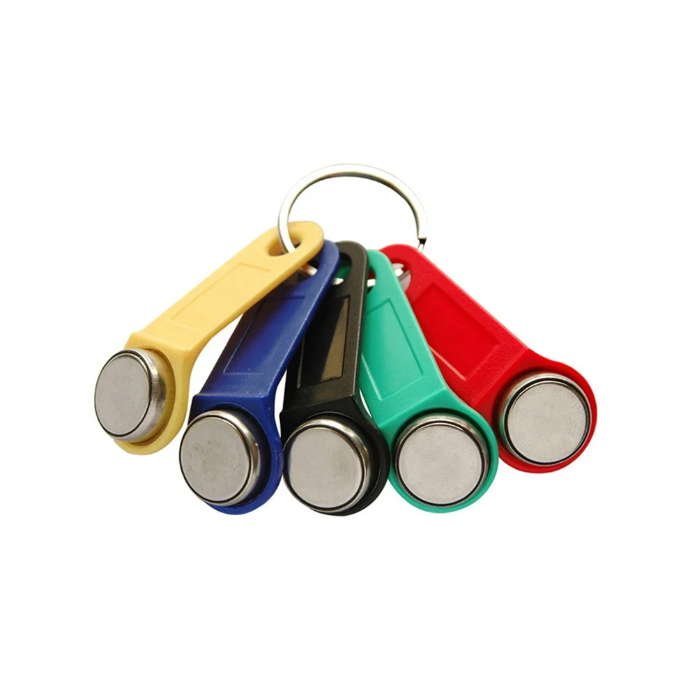 Multicolor 50pcs/lot Rewritable RFID RW1990 iButton TM Touch Memory Clone Duplicate Key Copy Card Sauna Key