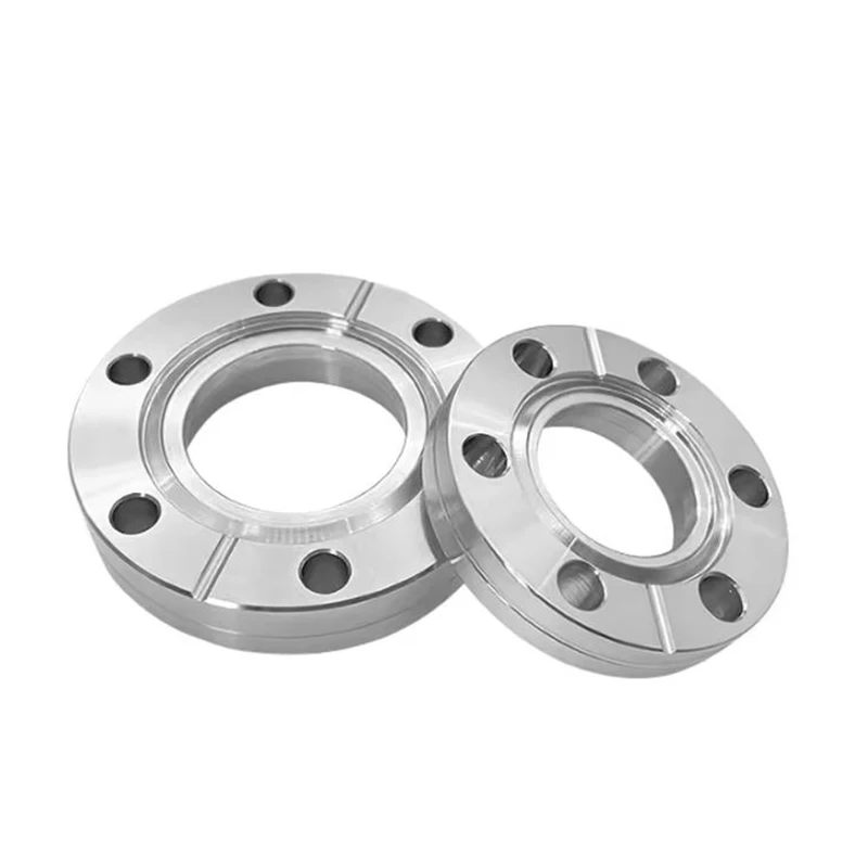 SS304 Stainless Steel Vacuum Flange Internal Welding Fixed & Loose Flange CF16 CF25 CF35 CF50