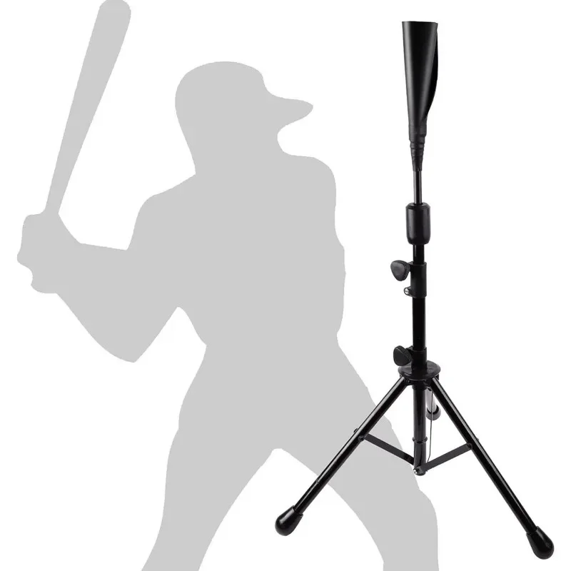 Baseball batting stand, softball batting base trainer, portable adjustable telescopic