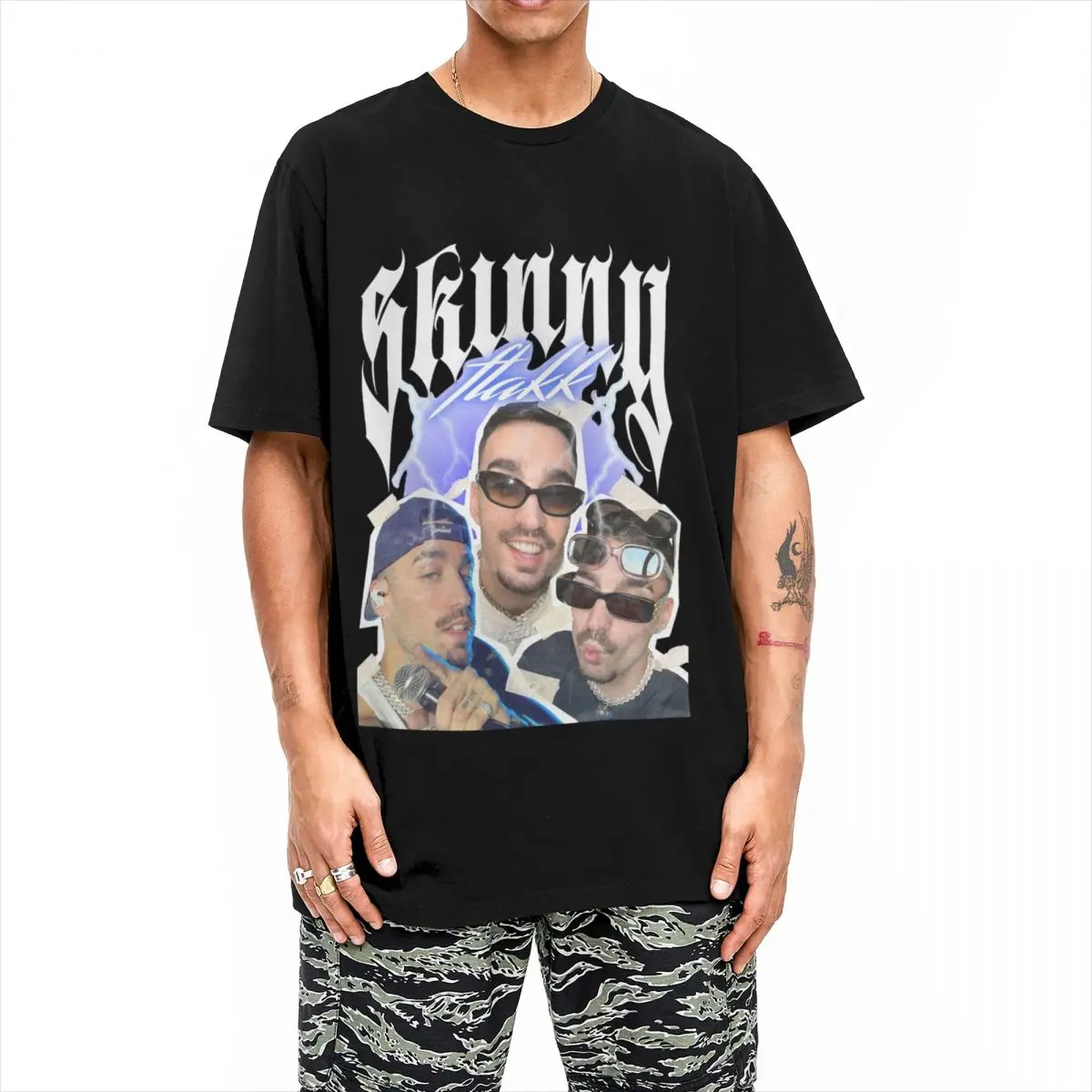 Camiseta de manga curta masculina e feminina, camiseta de algodão puro, gola redonda, magro, vestido, Rels B, rapper, roupa clássica, moda