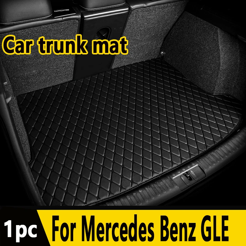 Car Trunk Mat For Mercedes Benz GLE Class 5-Seat W167 V167 350 450 580 2020 2021 2022 2023 2024  Car Accessories