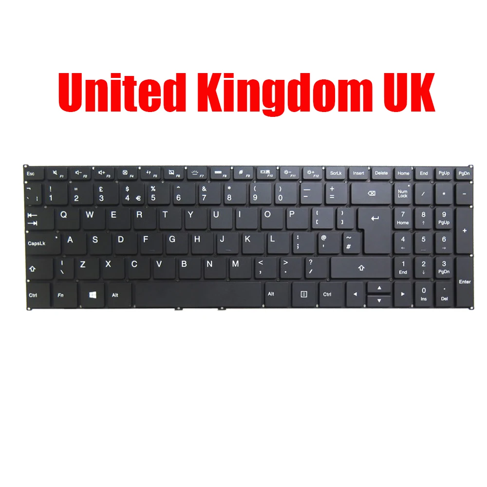 US RU UK Laptop Keyboard For Chuwi For CoreBook XPro 15.6 CWI536 CWI530 English Russia United Kingdom Black With Backlit New