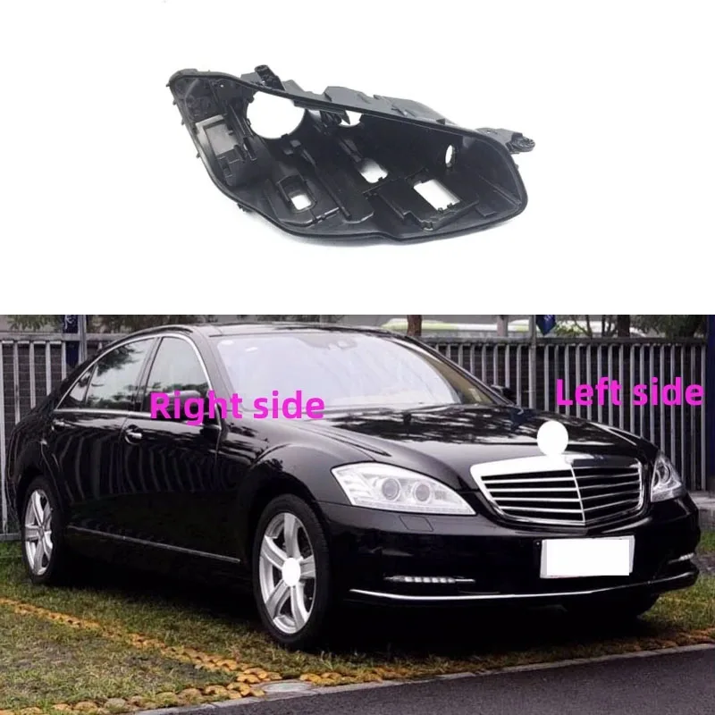 Headlight Base For Mercedes Benz S Class W221 2010 2011 2012 2013 Headlamp House Car Rear Base Front Auto Headlight Back House