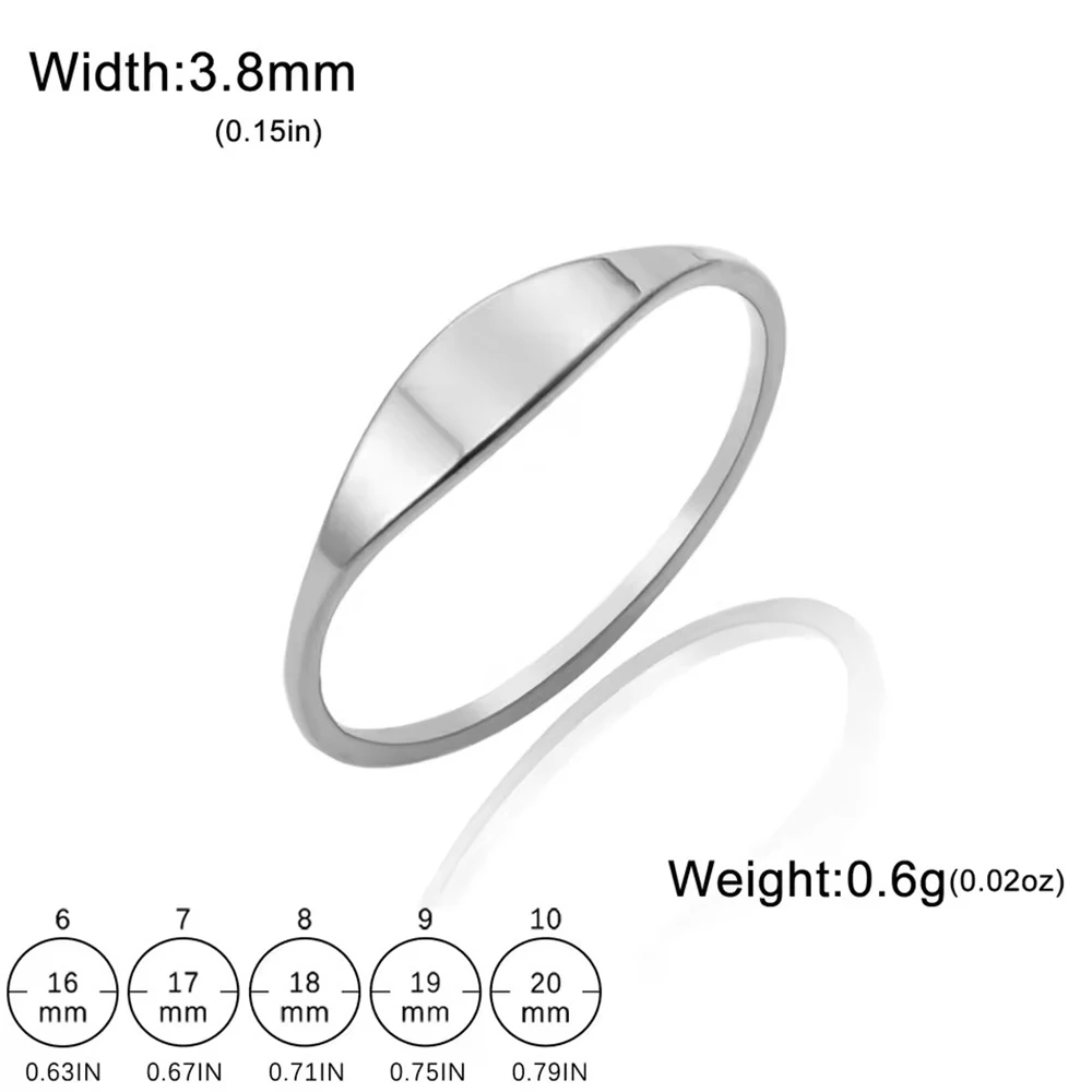 Sipuris personalisierte Ringe mit Gravur von Namen und Datum, Damenring aus Edelstahl, personalisierter Ring mit individuellem Symbol, Datum und Nummer, Schmuck, Hochzeitsgeschenk – Detail 10