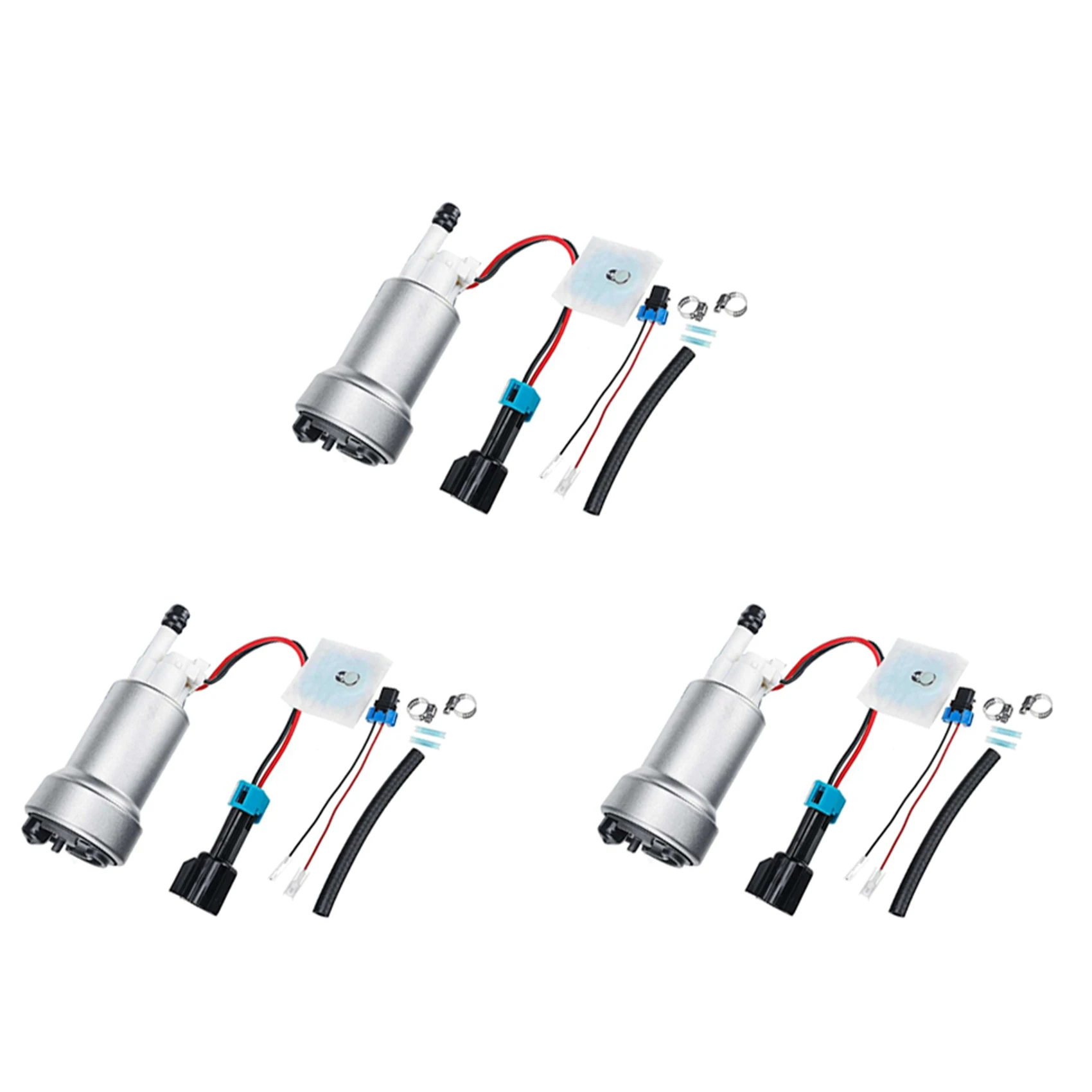 

3X 12V 450LPH Fuel Pump Kit Accessories for Racing Walbro F90000274