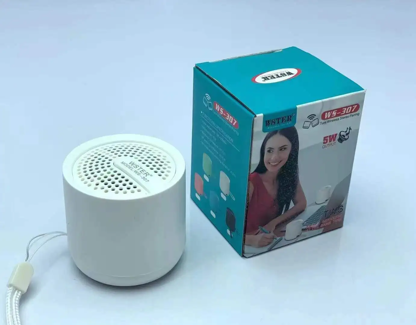 WSTER WS-307 Wholesale Price Portable Mobile Phone Mini Wireless Speaker