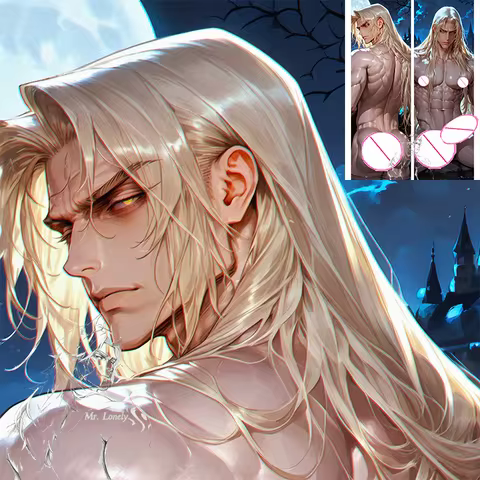 Dakimakura male Alucard Double-sided Print Life-size body pillows cover Adult anime body pillowcase