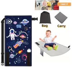 Kids Travel Airplane Bed Baby Pedals Bed Portable Travel Foot Rest Hammock Kids Bed Airplane Seat Extender Leg Rest For Kids