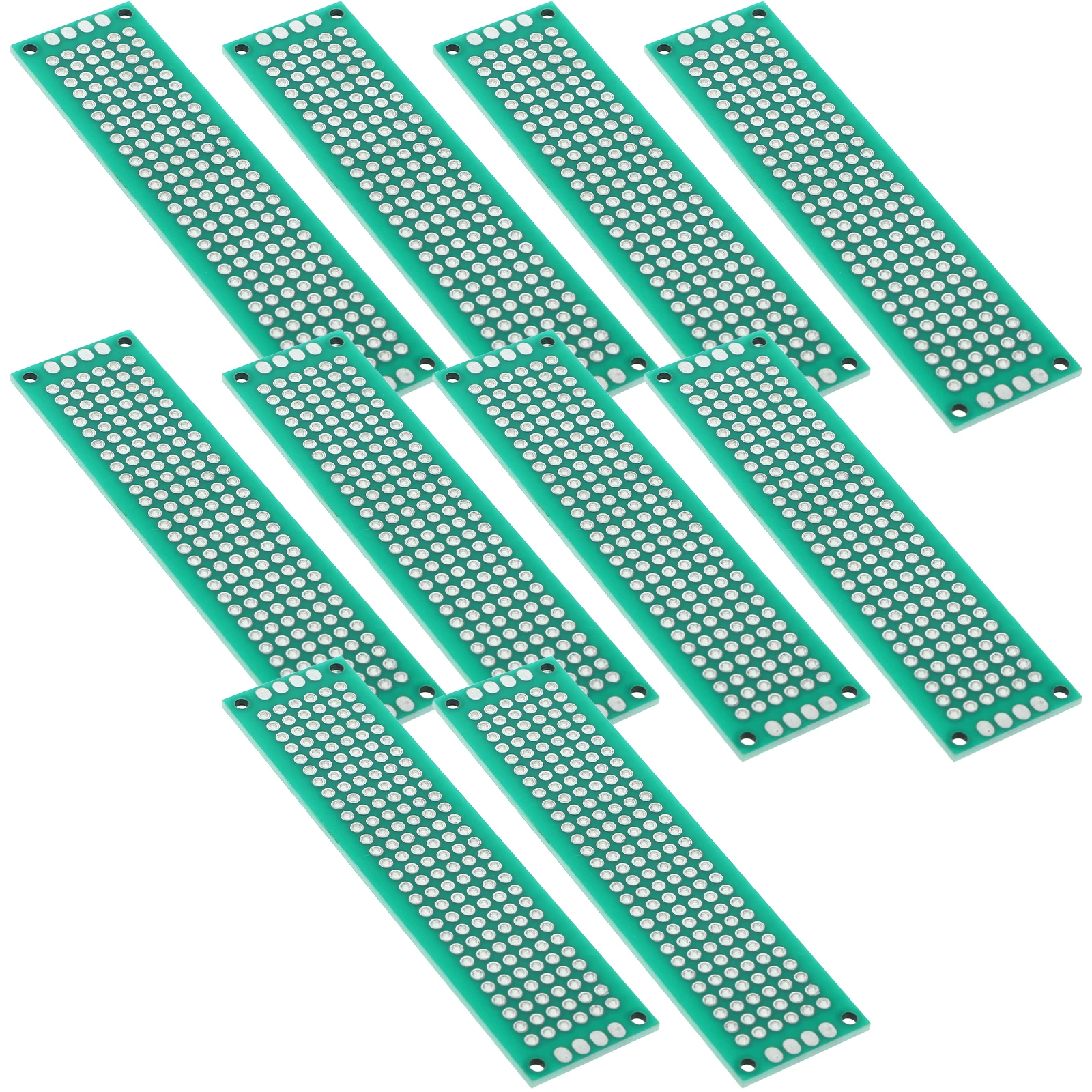 

10pcs Double Sided Circuit Board 2x8 Holes 2 54mm Spacing PCB Boards for Electronics Projects DIY Experiments Maintenance