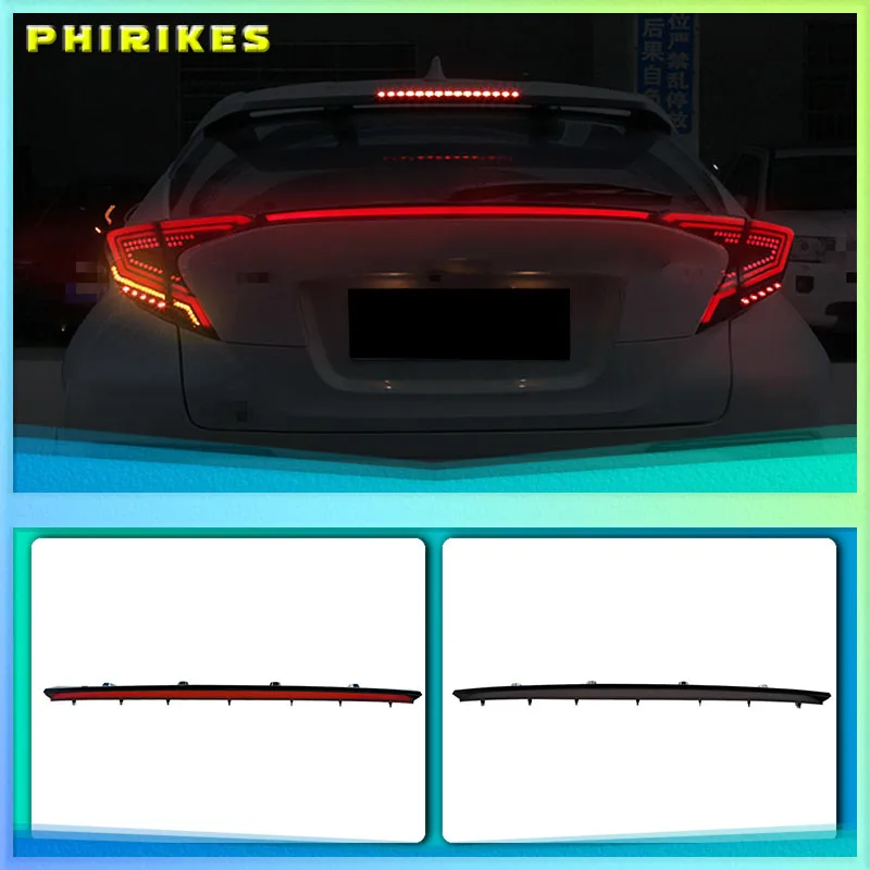 

Rear Bumper trunk Tail Light For Toyota CHR 2017 2018 2019 LED Taillight Reflector Brake Lamp Warning Signal Driving Fog Lamp