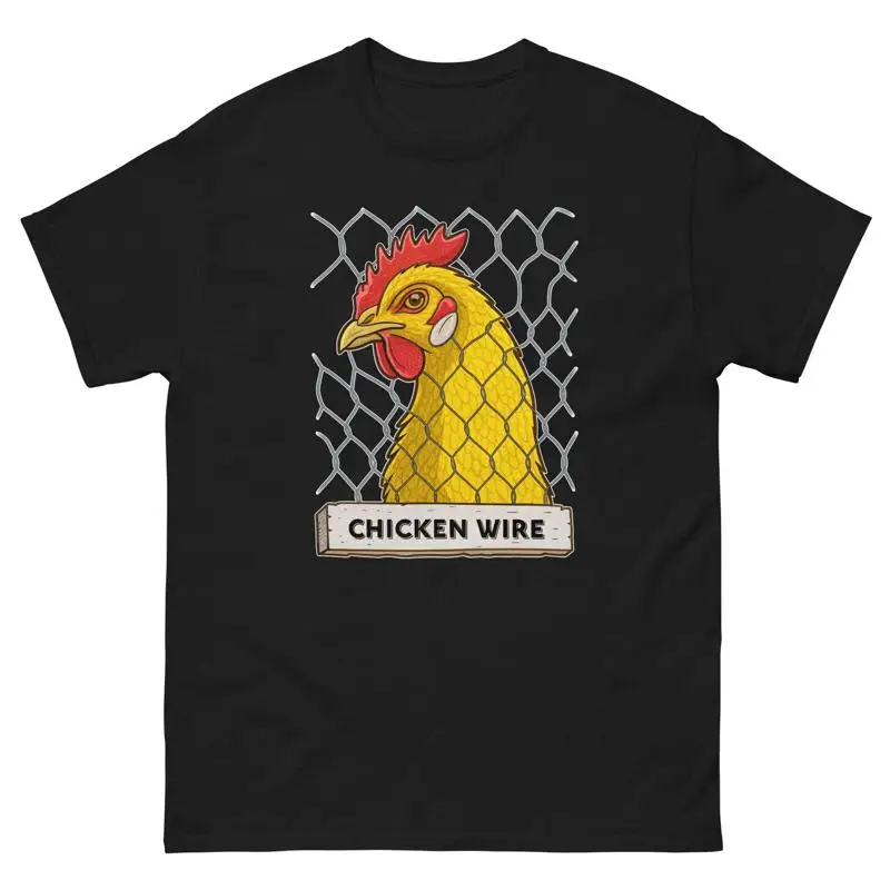 

Chicken Wire Farming Rural Life Agriculture T Shirt