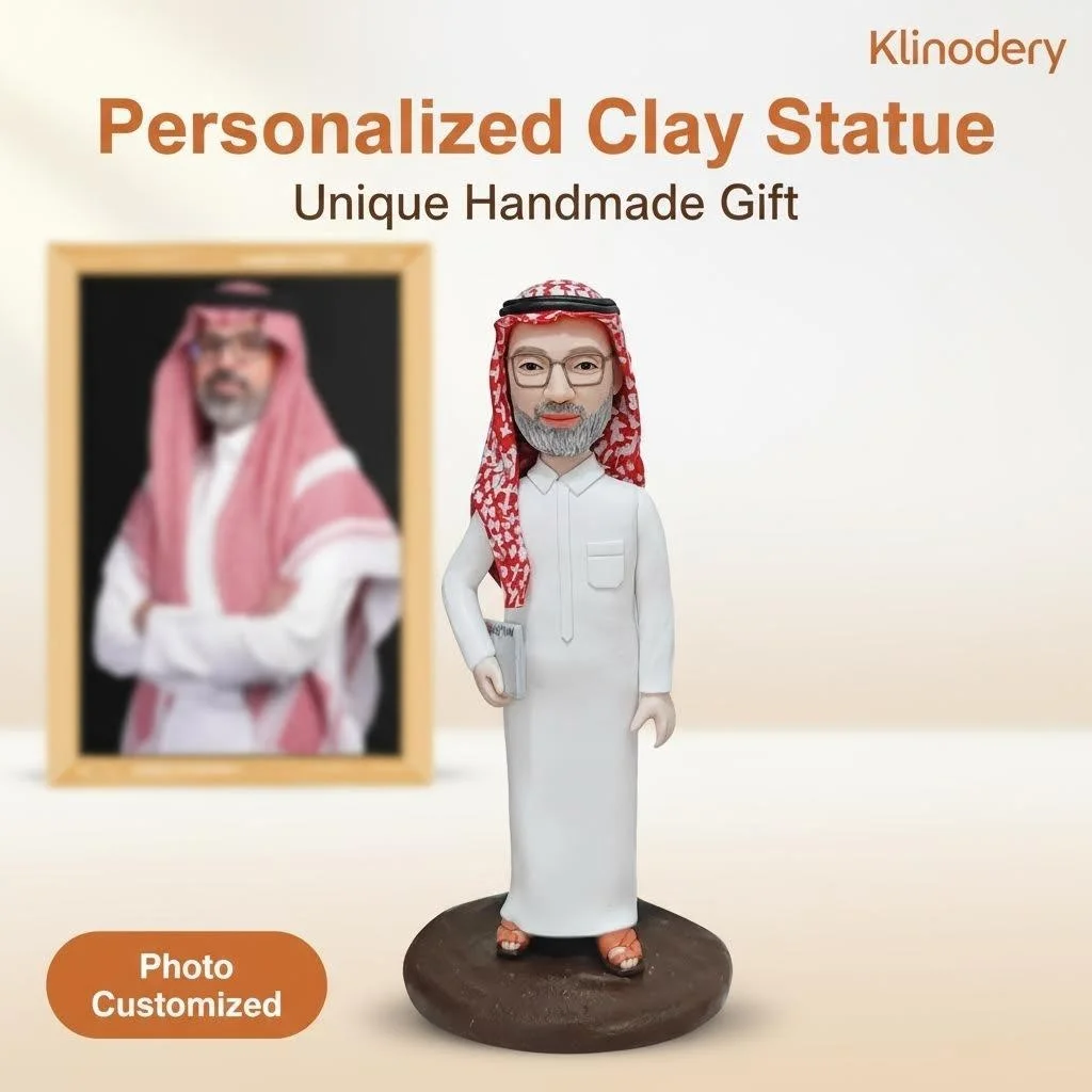 

Персонализированные фигурки-бобблхеды ручной работы из глины, куклы-бобблхеды на заказ по фото, подарок на годовщину