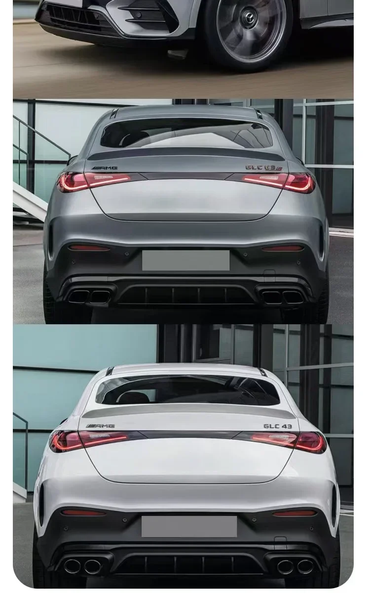 

Suitable For Mercedes-Benz GLC COUPE C254 Upgrade GLC63 COUPE AMG Front And Rear Bar Assembly Large Surround