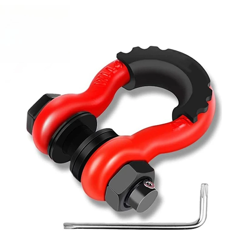 

Off-road vehicle trailer anti-theft shackle sprayed plastic anti-theft large U-shaped hook