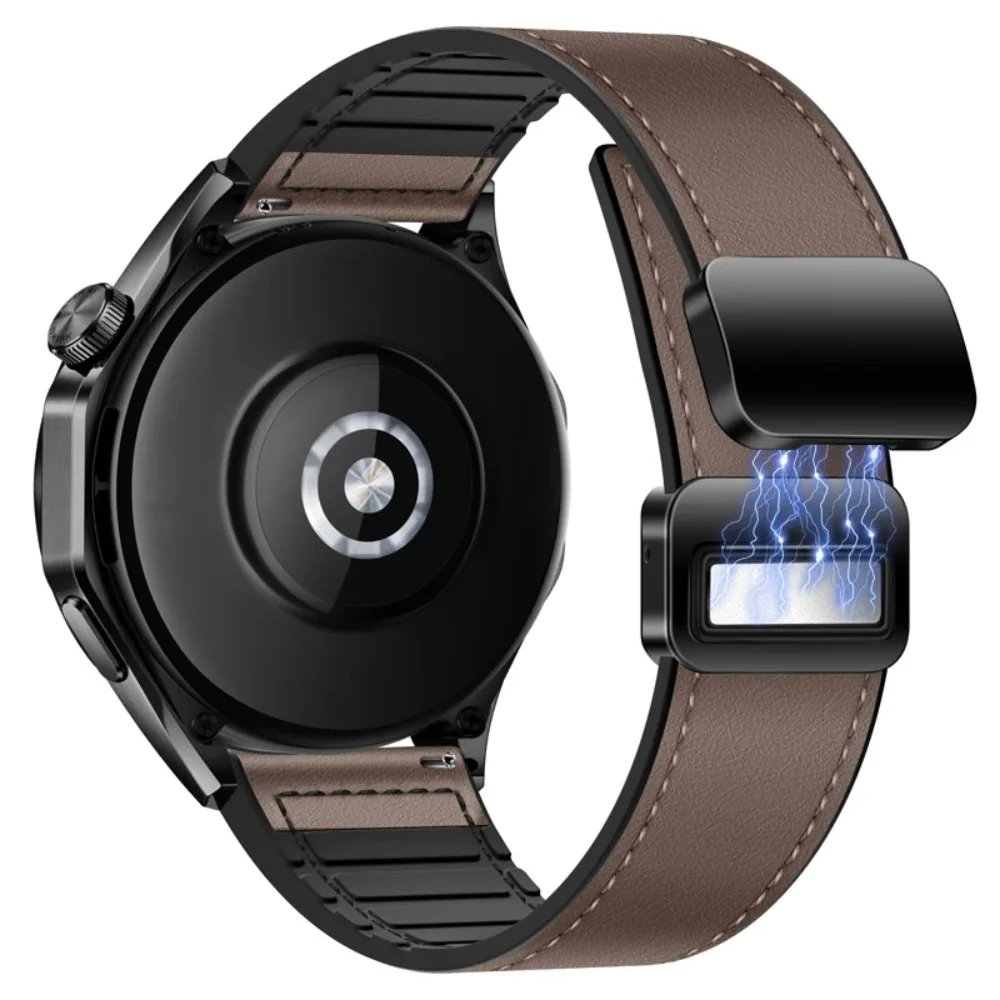 20 مللي متر 22 مللي متر سيليكون + حزام من الجلد ل CMF 3-2-1 برو كوروس بيس Pro-3-2 APEX 4 42 مللي متر شريط مغناطيسي Suunto عمودي 2-1 سباق 2 S تشغيل