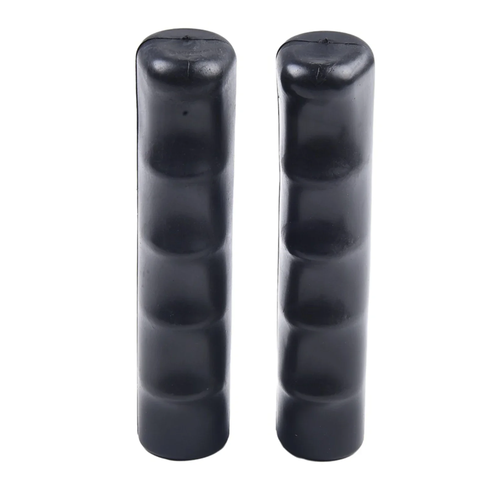 2Pcs Non Slip Wheelbarrow Rubber Handles Black Round Tubes Turn Handles Replacement For TrucksBicycle Wheelbarrows Accessories