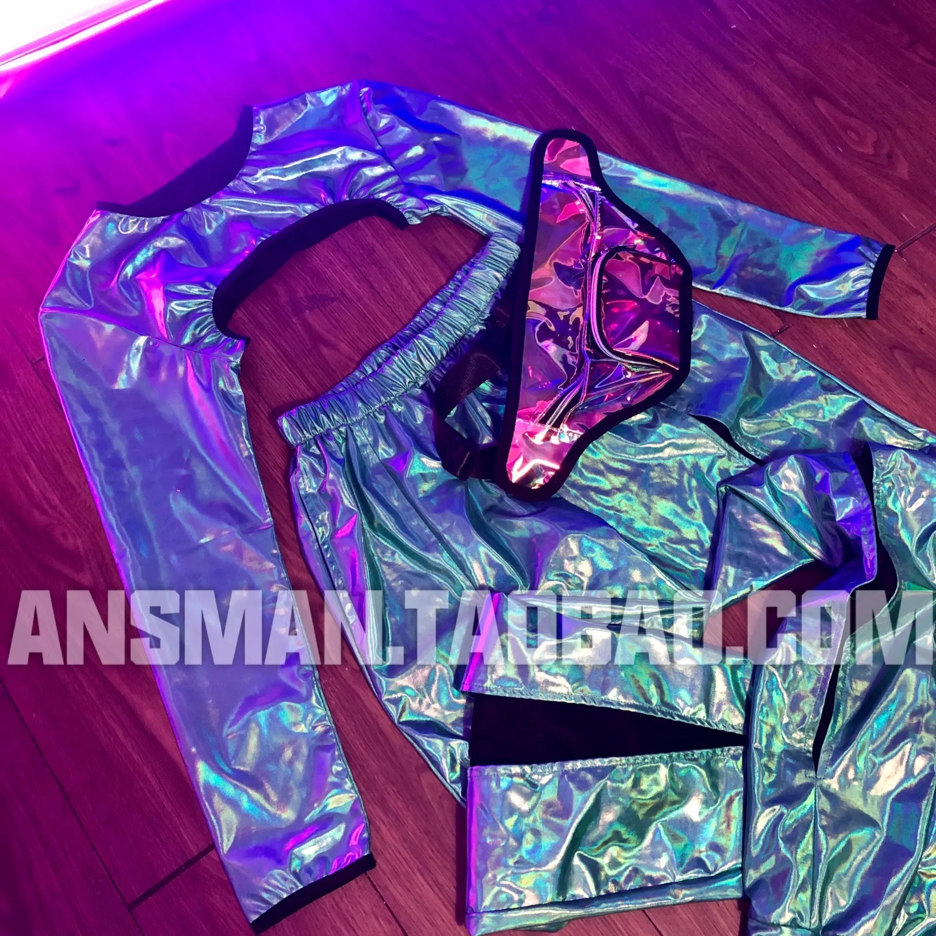 Nightclub Bar Illusion Top Shorts Performance Outfits Sexy Bar Nightclub Party Male Singer Dance Stage Festival Rave Costume