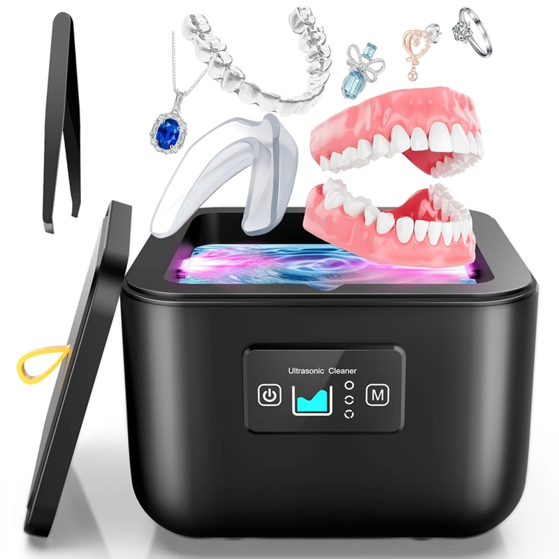 

Новый ультразвуковой очиститель 2023 года, очиститель 45 кГц, ультразвуковая машина, 3 таймера, ультразвуковой очиститель U-V для часов