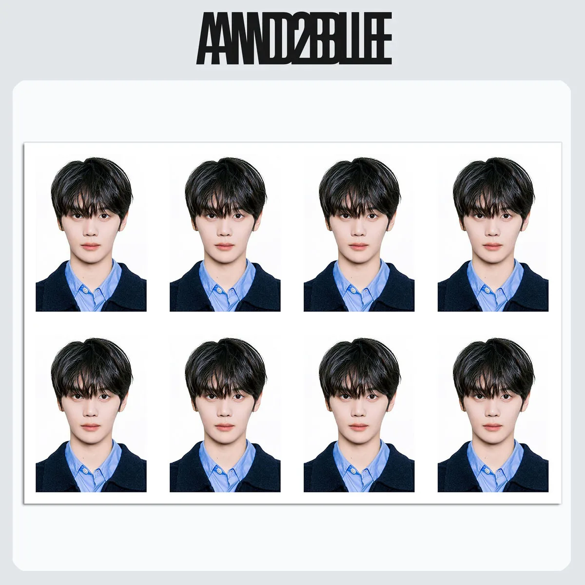 5pcs/set Idols AND2BLE Photocards 1-inch ID Photo Zhang Hao Ricky Gyuvin Yujin Seungeon Fans Collection Gifts Keychain
