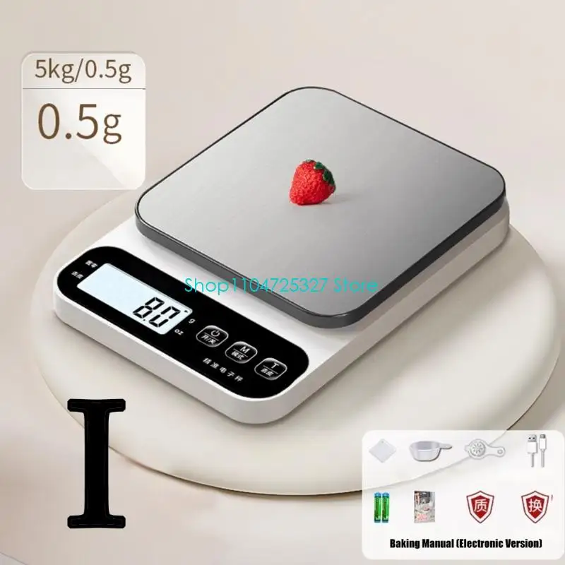 D8KF مقياس قياس رقمي مصغر مقاوم للرش، بناء مثالي لمطبخ السفر