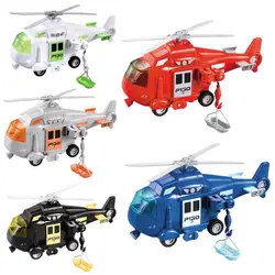 Helicopter Toy With Lights And Sound Simulation Helicopter Model Toy Multi-Functional Vehicles Toys For Home Kindergarten School