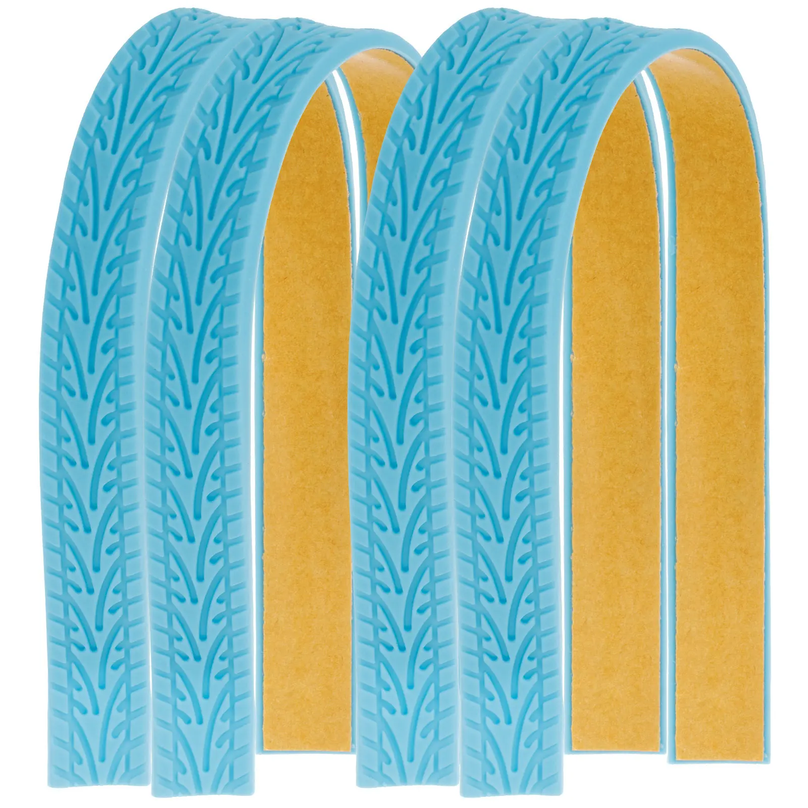 

4Pcs Luggage Wheel Protection Covers Silicone Suitcase Wheel Covers Silent Noise Reduction Shock Absorption Sports Car Design