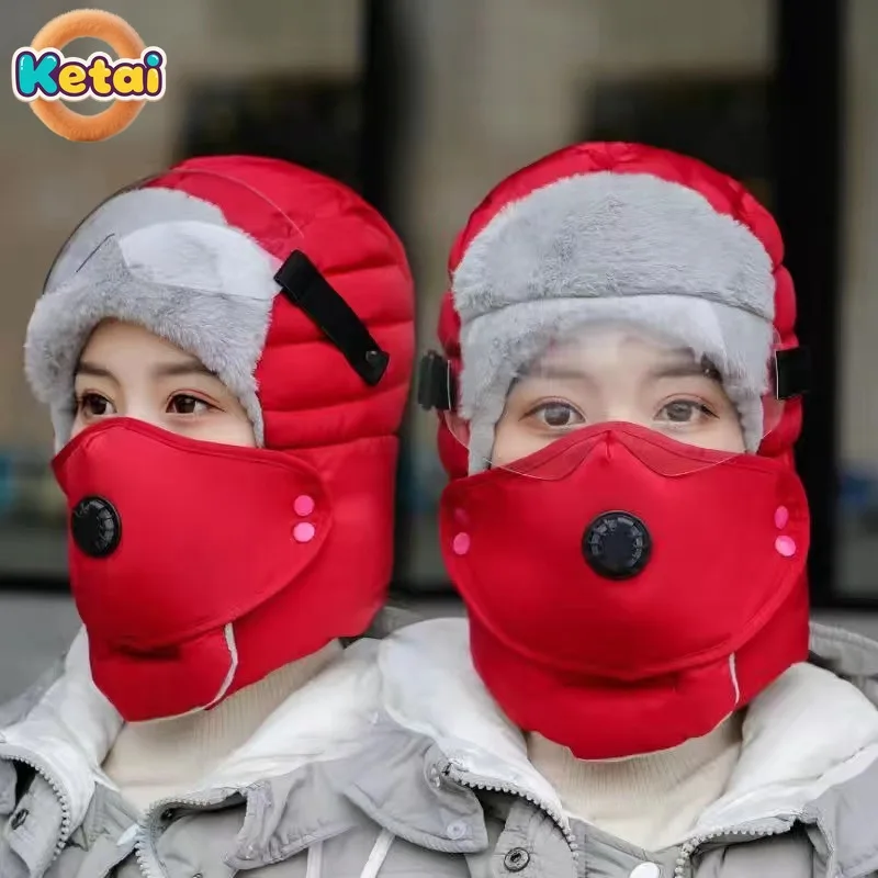 جديد سميكة بلون لي فنغ قبعة تدفئة الشتاء في الهواء الطلق حماية الأذن يندبروف المألوف للجنسين دراجة البلوز قبعة #5