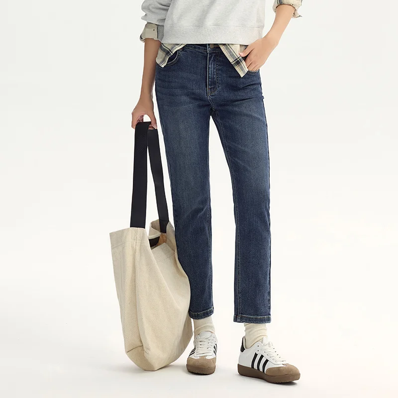 

Semir Jeans Women Versatile Pants Autumn 2025 New Slim Straight Leg Trousers