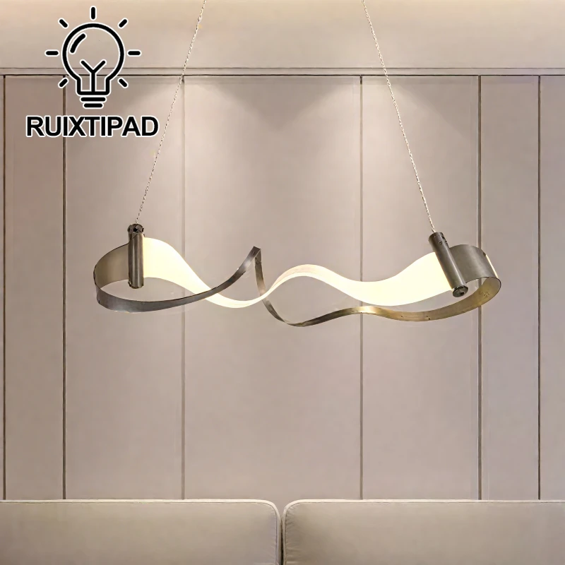

Modern Art Pendant Light for Living Room Dining Room Atmosphere Sense Minimalist Adjustable Chandelier Light Ceiling Home Decor
