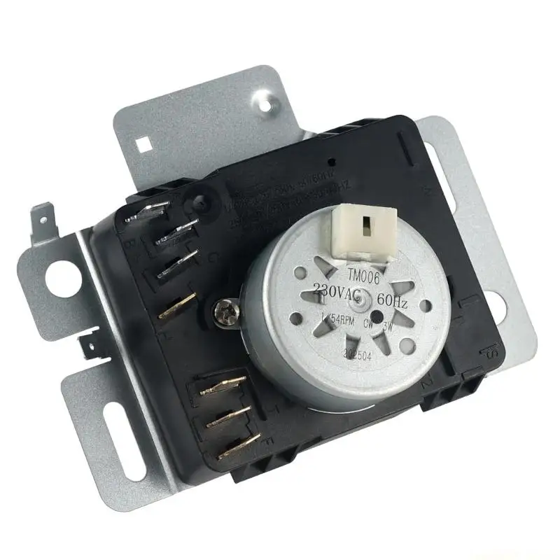 D0AB Multifuntional Dryer Timer with Metal Plastic Construction Laundry Timing Part