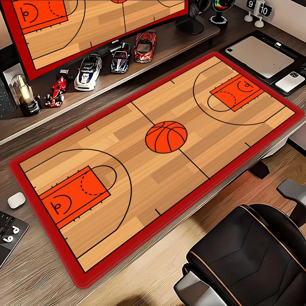 

Basketball court Mouse Pad Large Computer Office Game Table Mats XXL Rubber Anti-slip Gaming Keyboard HYBXAXC Long Desk Pads