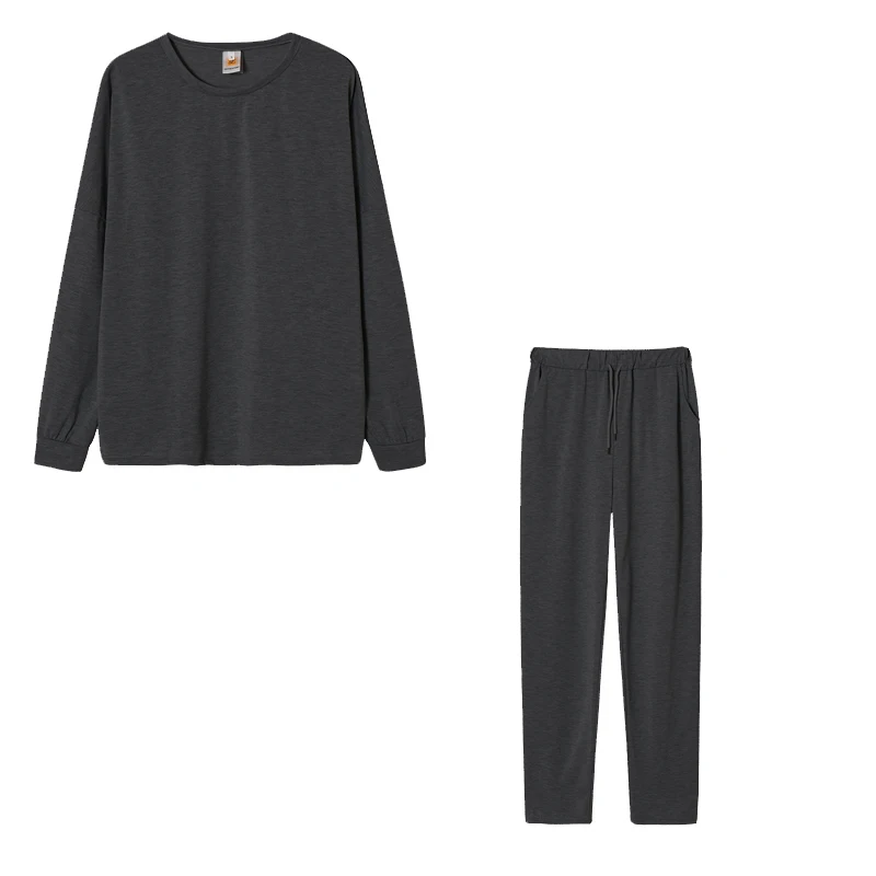 Herbst-Langarmhose für Damen Locker Lässig Einfarbig Bequeme Passform Neuer Stil Anzug – Detail 23