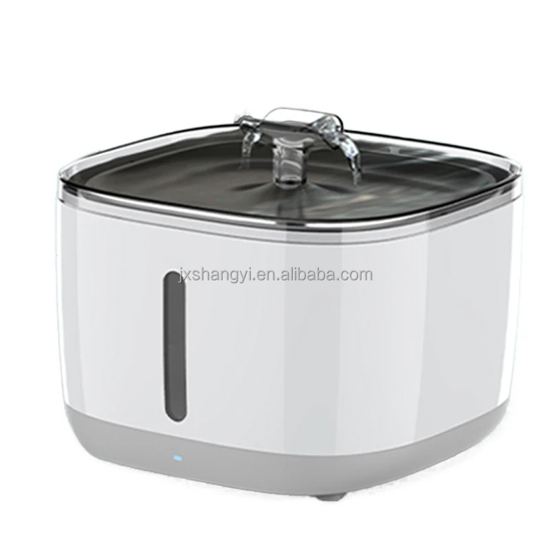hit productFactory OEM 3L Wireless Indoor Stainless Steel Pet Bowl Smart cat Water Fountain for cat Small Dog